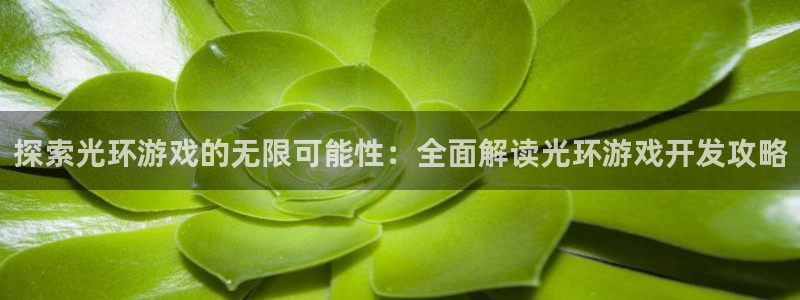 沐鸣平台总代：探索光环游戏的无限可能性：