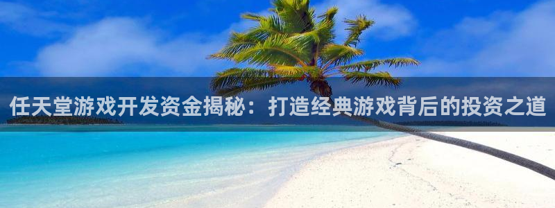 沐鸣4招商：任天堂游戏开发资金揭秘：打造
