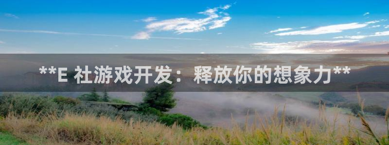 沐鸣平台注册：**E 社游戏开发：释放你