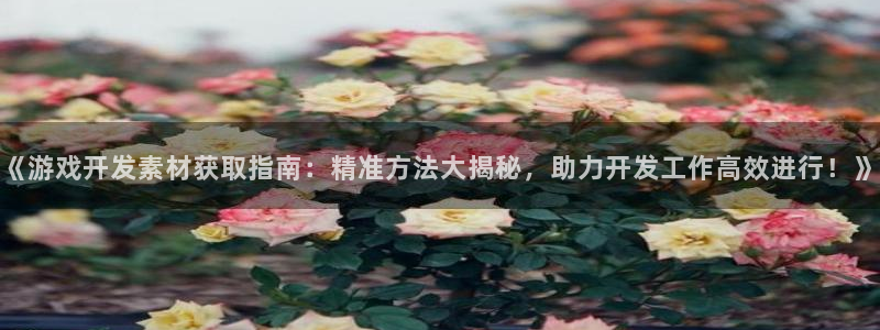 沐鸣平台app下载：《游戏开发素材获取指