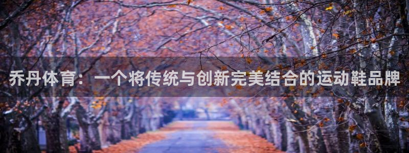 bsports必一运动：乔丹体育：一个将传统与创新完美结合的运动鞋品牌
